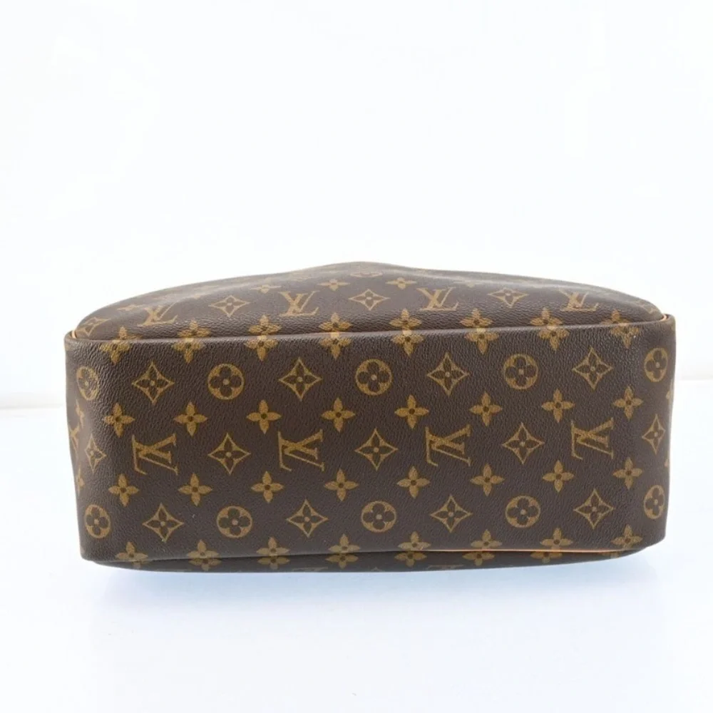 Louis Vuitton Deauville Monogram Travel Bag Cosmetic Weekender Handbag, with COA